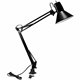 Bostitch Swing Arm Desk Lamp with Clamp, Black - 9 W LED Bulb - Swivel Arm, Flicker-free, Glare-free Light, Durable, Eco-friendl